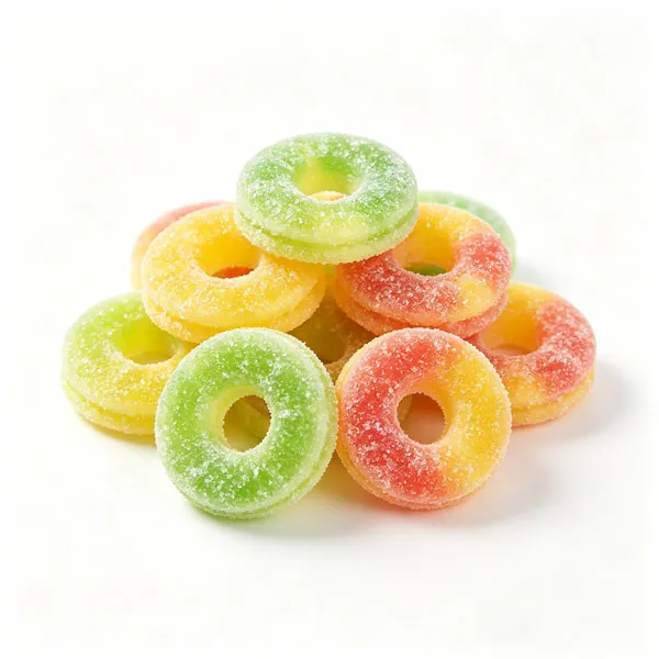 Sour Sanded Peach Ring