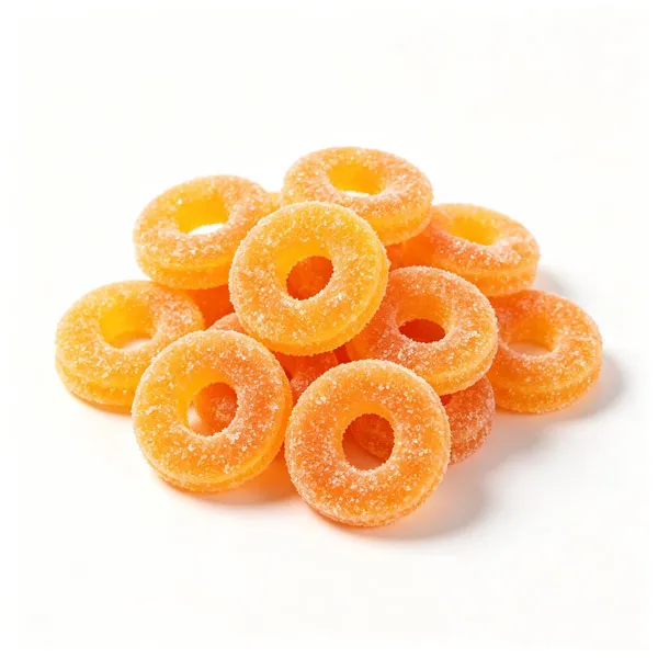 Sour Sand Peach Ring Gummy
